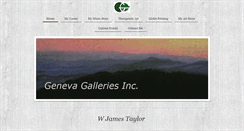 Desktop Screenshot of genevagalleries.com