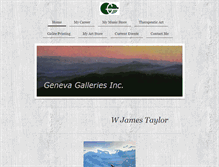 Tablet Screenshot of genevagalleries.com